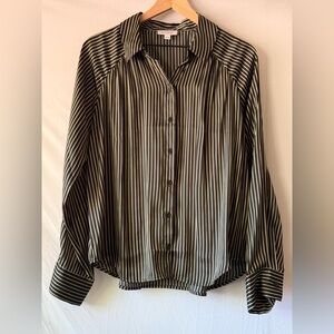 EVEREVE Monica Stripe Satin Shirt